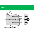 Grass Tiomos szerel�talp  0mm fekete