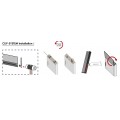 Foganty� profil Rincomatic Syma 32 INGLETE, matt fekete, 2950mm