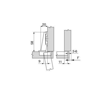 Blum Modul 100 fok rtd kivetpnt