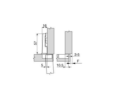 Blum Modul htszekrny kivetpnt