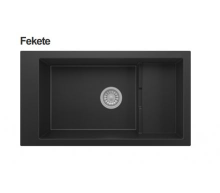 Mosogat� NP gr�nit Monolit 1 m�ly 825x460mm fekete