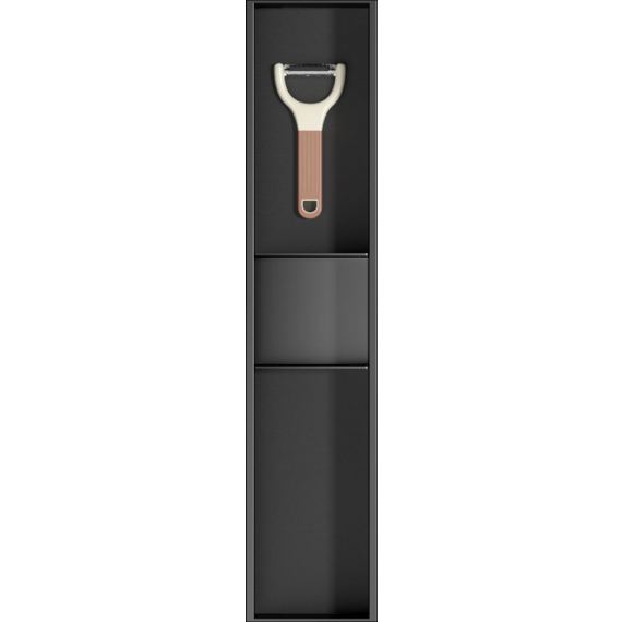 Zenobox osztott t�rol�, antracit, 100x473x54mm