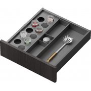 Zenobox osztott t�rol�, antracit, 100x473x54mm