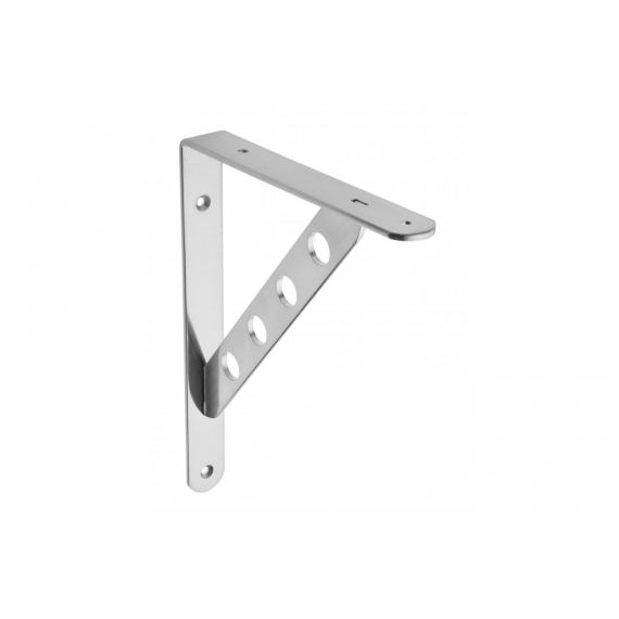V�llfatart�-polctart� konzol, inox, 195x250mm