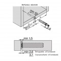 Blum Tip-On nyit�sr�seg�t�s norm�l, sz�rke