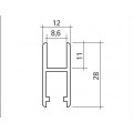 Huwil 6303 als� s�n + fels� s�n + �vegtart� garnit�ra, alu