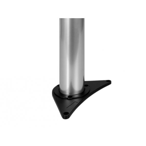 Asztall�b hengeres, alu, 710mm