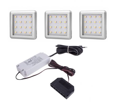 LED lmpa szett ngyzet, DLight