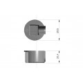 Munkalap �sszeh�z�, Quick, sz�rke, Ø35/64mm