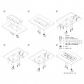 Konnektor Atom,  felbillen HDMI, alu, 265x118x67mm