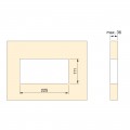 Konnektor Atom,  felbillen HDMI, alu, 265x118x67mm