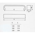 Foganty� 1138, inox, 128mm