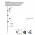 Foganty profil S-Gola fels profil, alu, 3000mm