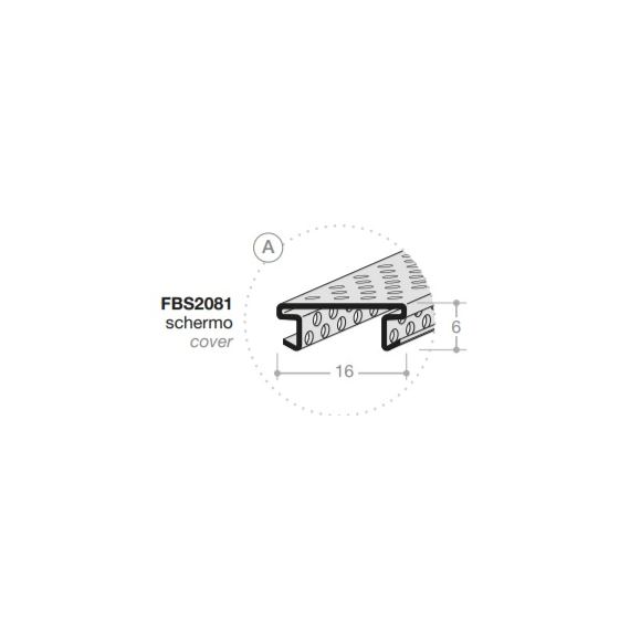 Led profil WINDLIGHT E1 wind takar, antracit, 3000mm