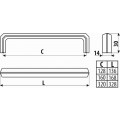 Foganty� 1021, antracit, 128mm