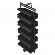 Cip�tart� forgathat� R, antracit, 1630-1830mm