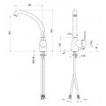 Csaptelep Sanitec Jolla, feh�r