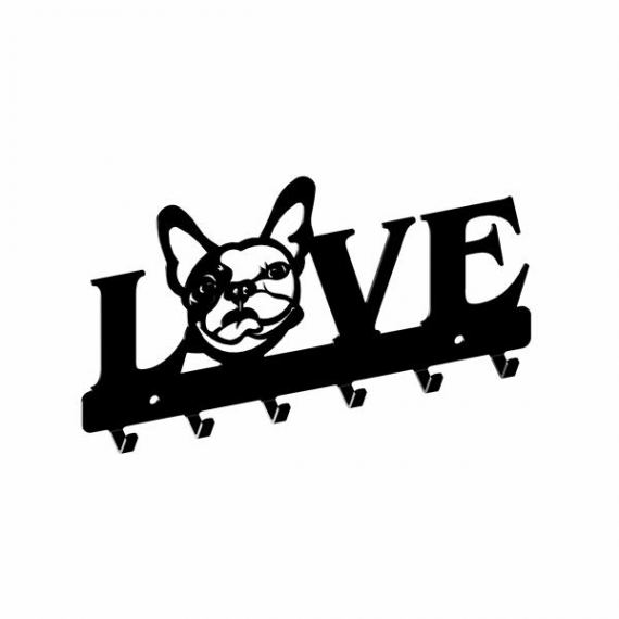 Fogas 2085 kutya-love, fekete matt