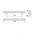 Foganty� 1310, arany matt, 128mm