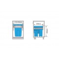 Hullad�kt�rol� C - H BOX fi�kra helyezhet�, sz�rke, 450/2x21L