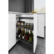 Konyhai kih�zhat� f�kes oldalkeret C jobbos, antracit, 300mm