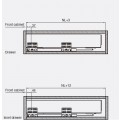 H BOX fkes fmfik veg oldallal 84mm, antracit, 500mm