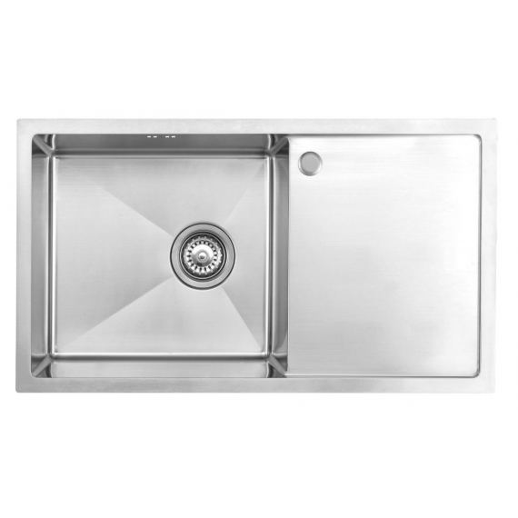 Mosogat� NP Fatima 1 medence+cseppt�lca + mosogat�szer adagol�, inox, 440x780mm