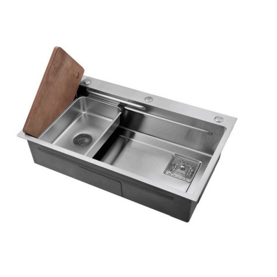 Mosogat� NP Fatima U, 1 medenc�s, inox, 800x500mm