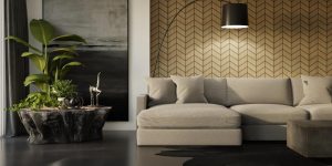 Design panel furnros lakkozott